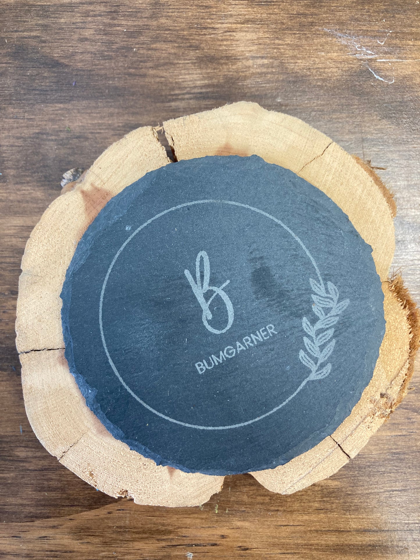 Round Slate Coasters