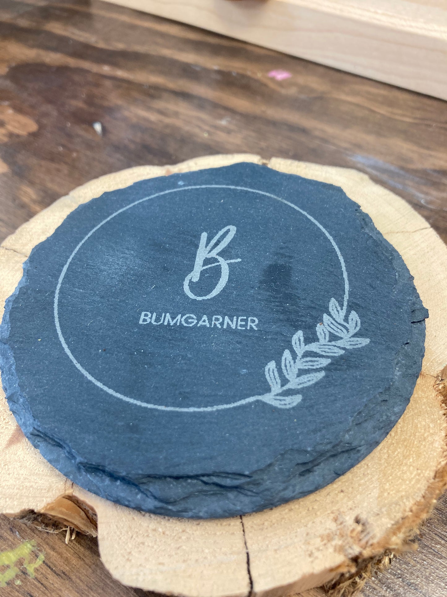 Round Slate Coasters