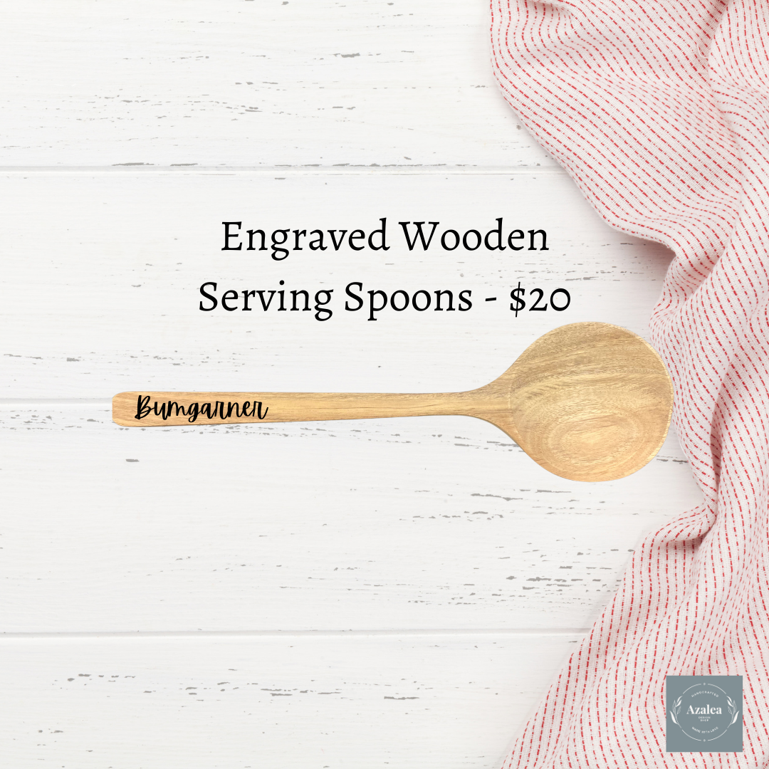 Wooden Serving Spoon